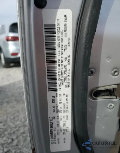 2013 Ram 1500 Slt z USA, uszkodzony, nr VIN 1C6RR6LG2DS606801